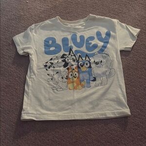 3/$10 sale!! Bluey Kids T-Shirt - White and Blue